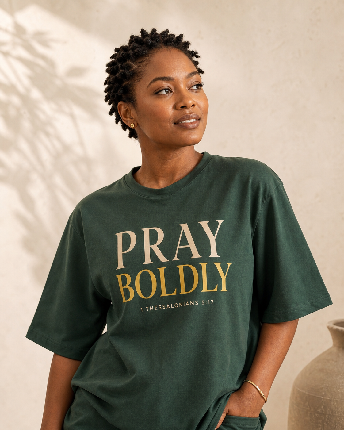Dreams Kulture women’s Pray Boldly T-shirt